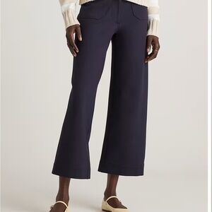 Quince Navy Cropped Pants